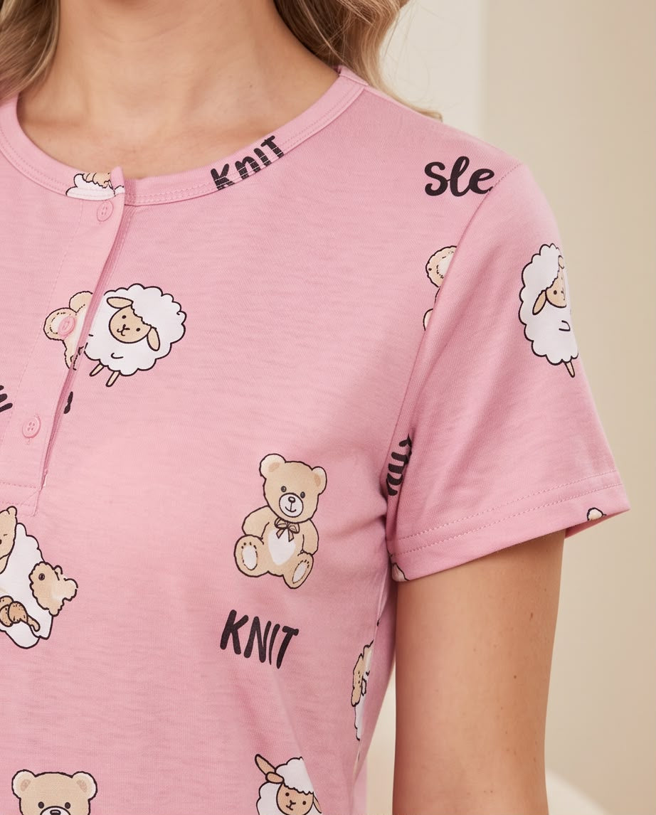 Camicia da notte Teddy
